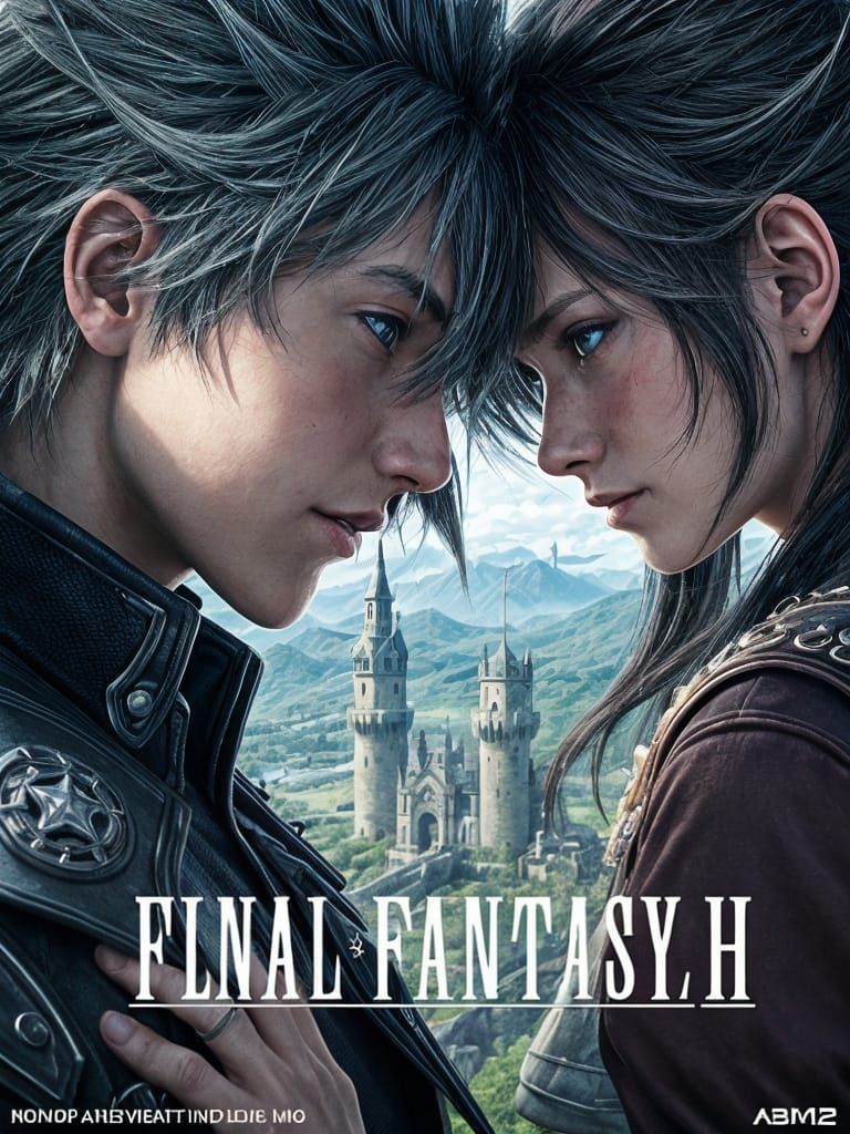 Final Fantasy Style Game Cover Art