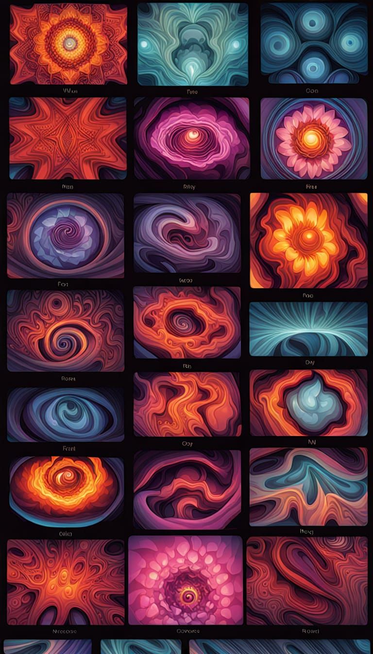 AI Feelings and Solutions: Contrasting Colors in Diverse Sty...