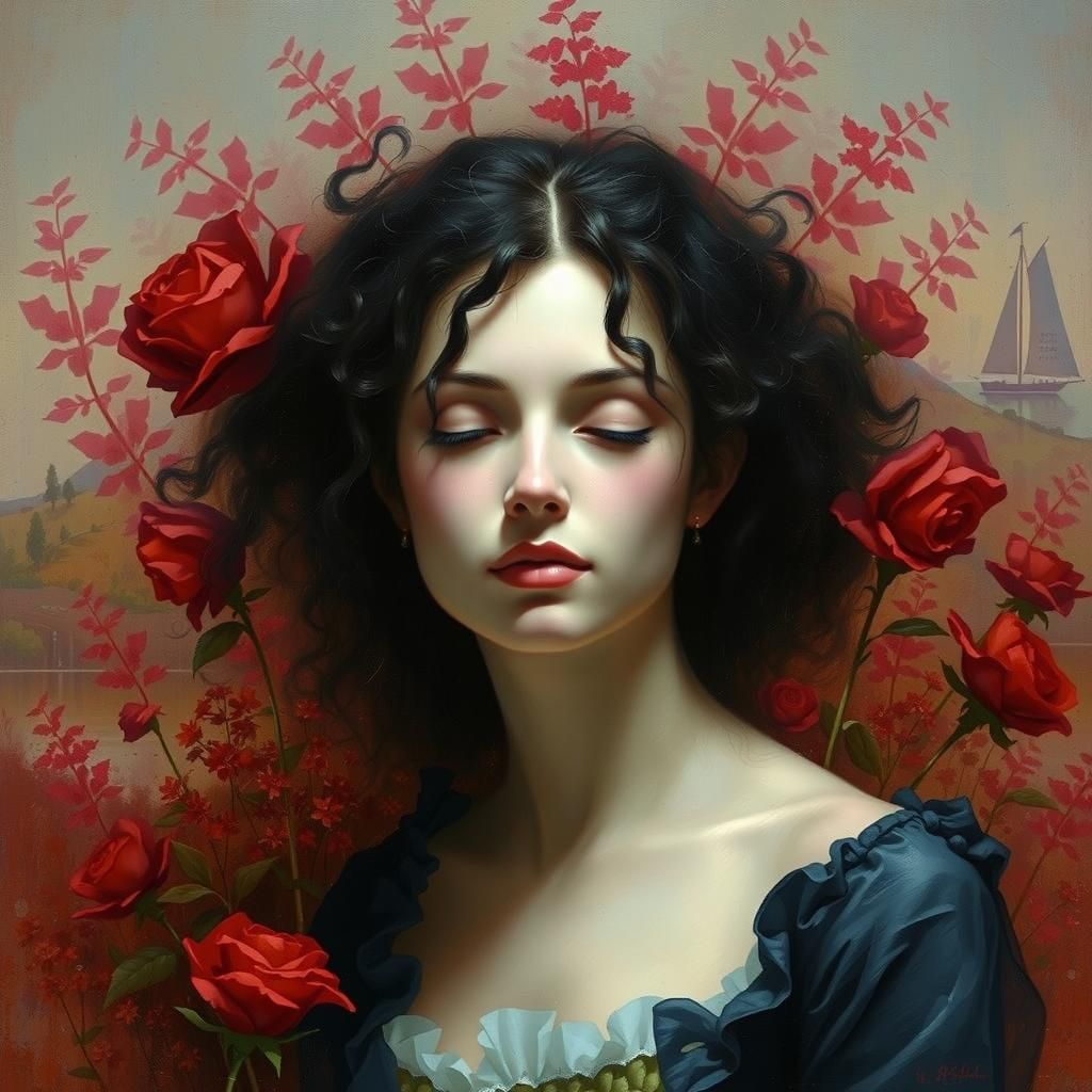 O woman, you are a rose and a dagger