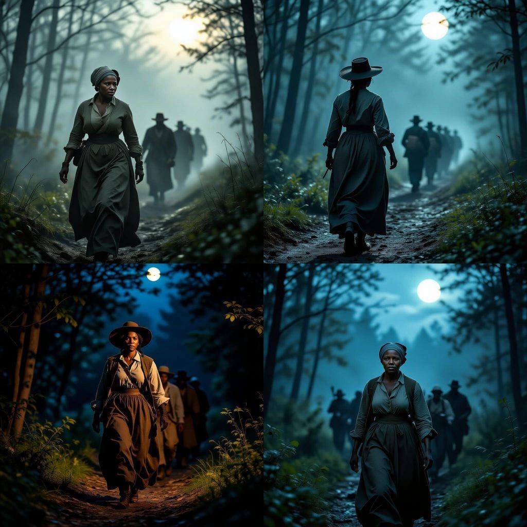 Harriet Tubman Postage Stamp: Civil War Escape