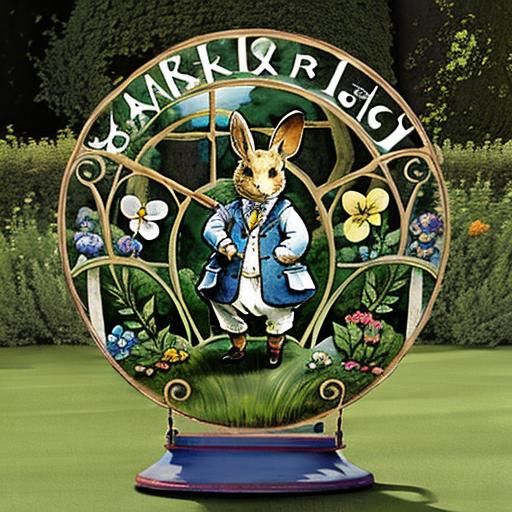 Beatrix Potter Inspired AI Art