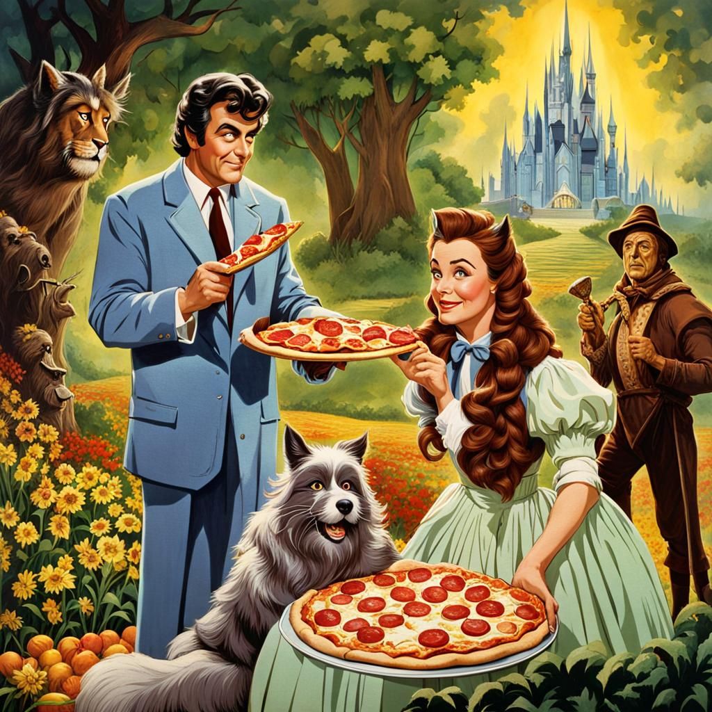 Columbo Delivers Pizza to Wizard of Oz