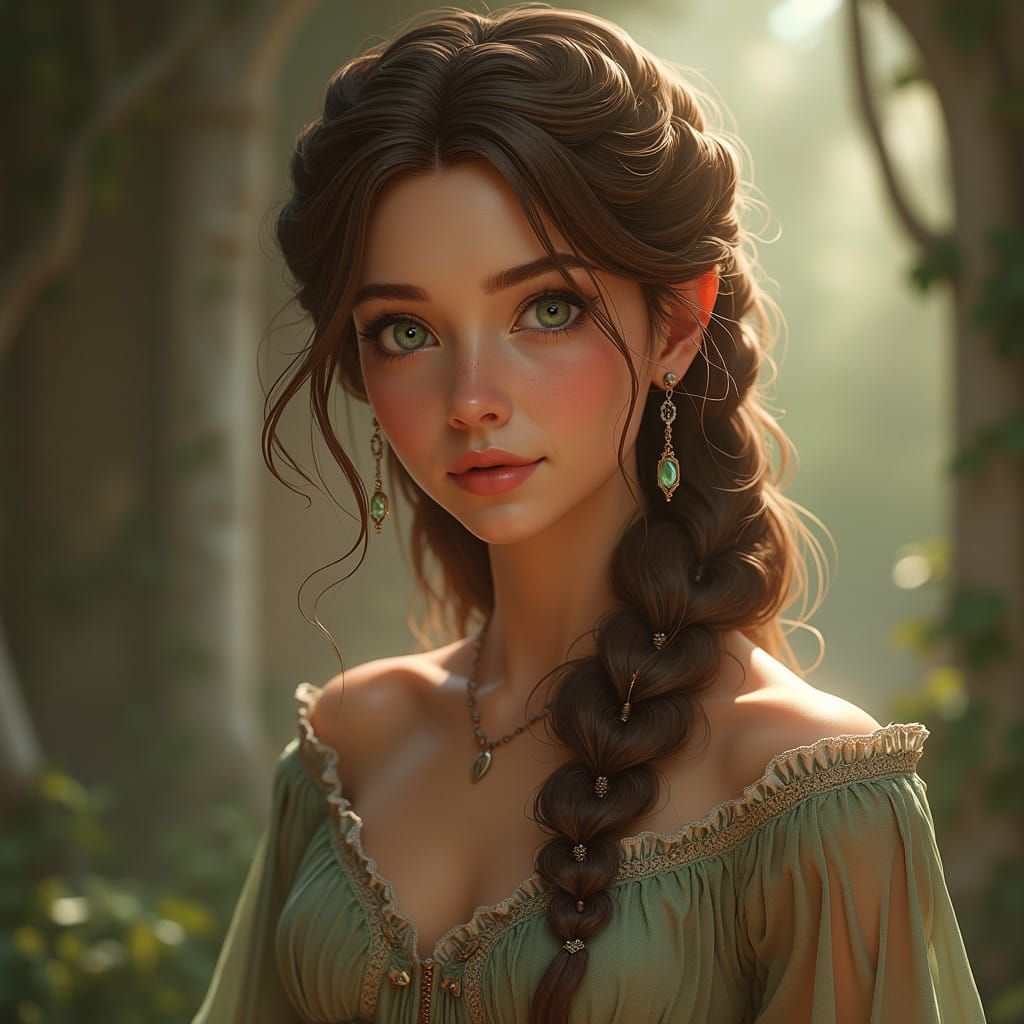 Ethereal Fantasy Portrait in 8K Resolution