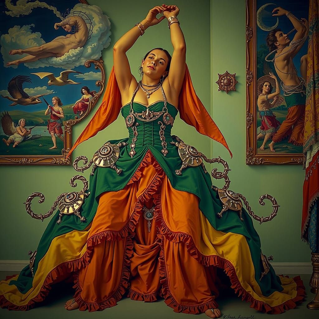 Abstract Swirling Vortex Dynamics