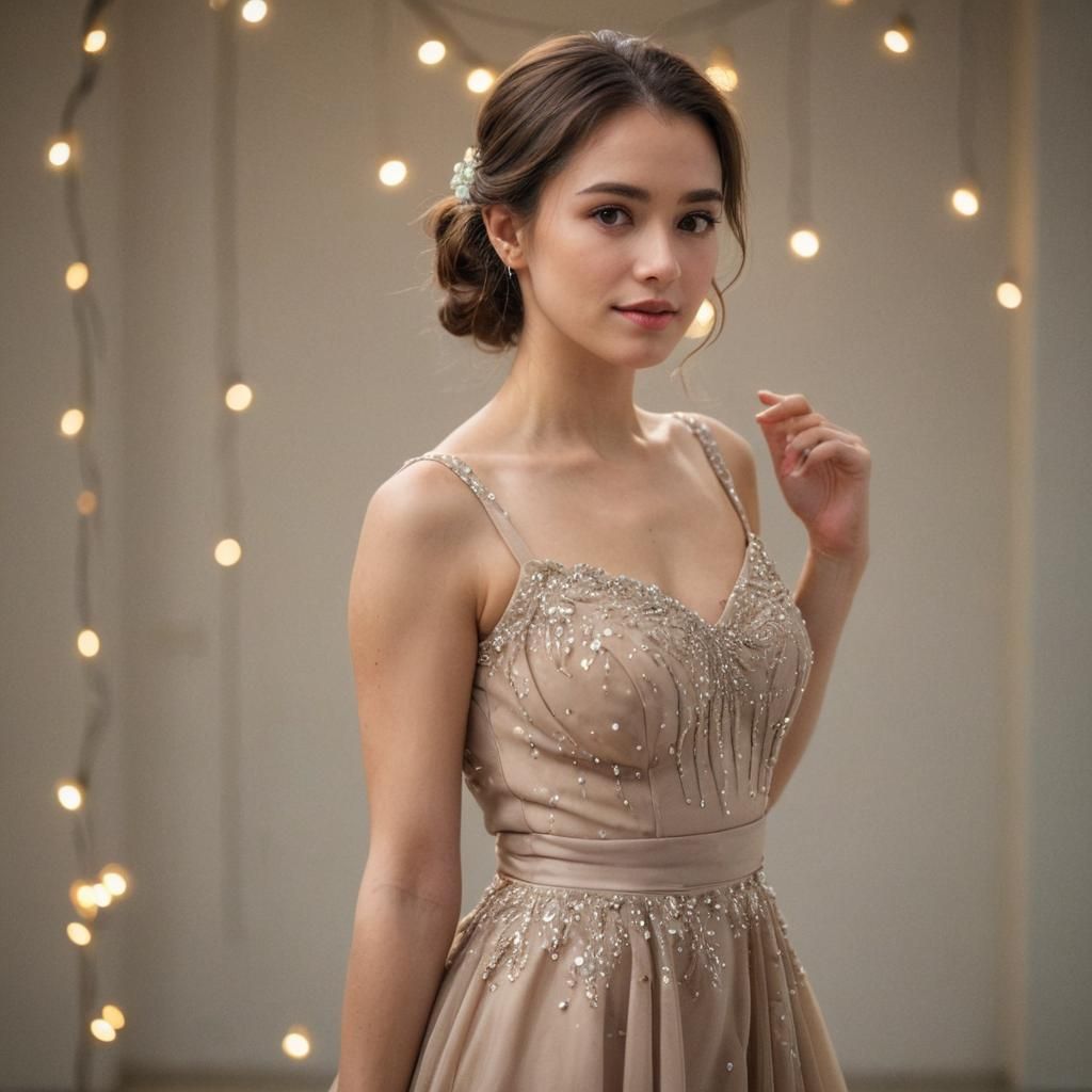 Elegant Woman in Modern Professional Photography