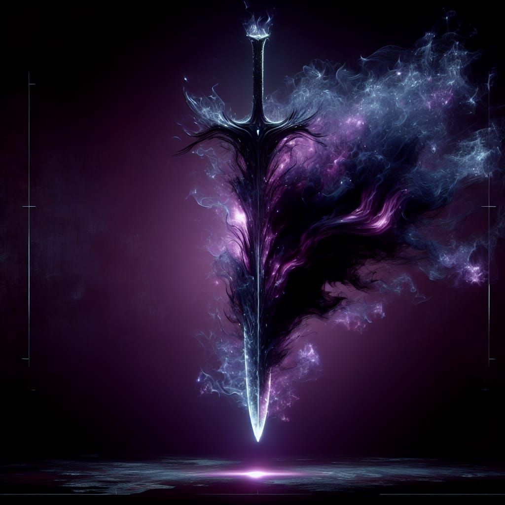 Ethereal Blade of Dark Energy Ascends