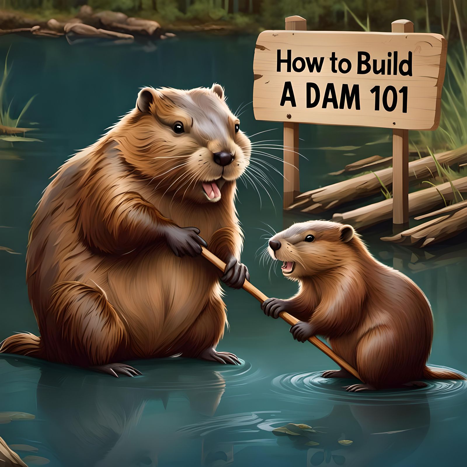Beaver Dam Building Lesson