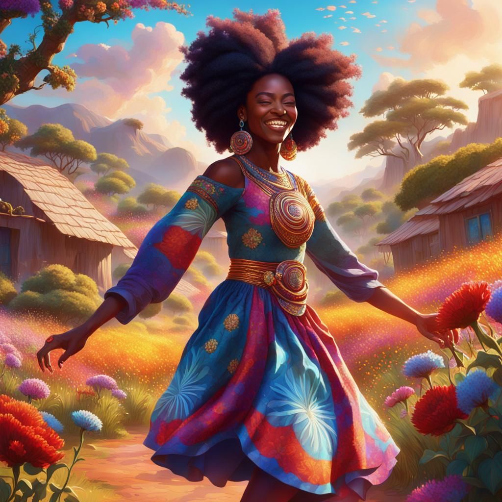 Album cover of African lady