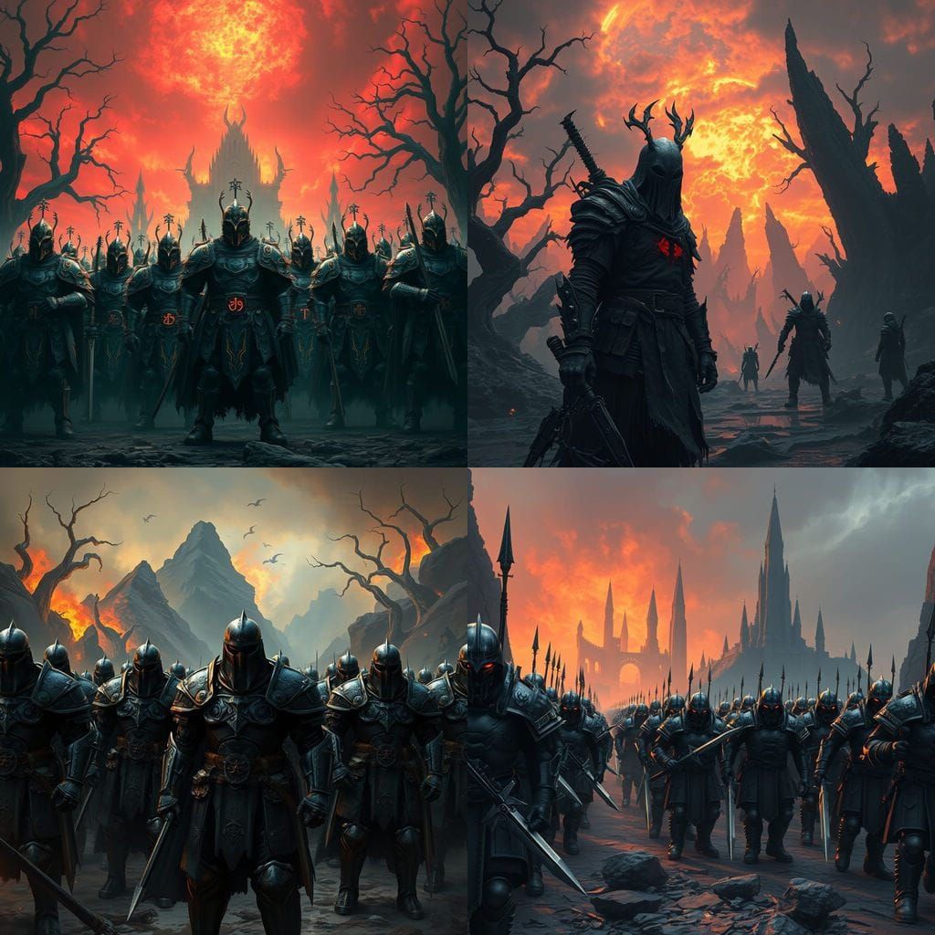 Epic Fantasy Army Embarks on Daring Quest