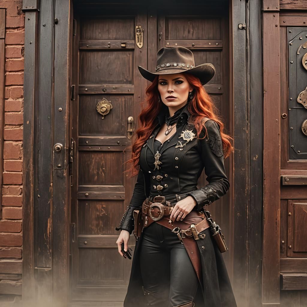 Western female sheriff.