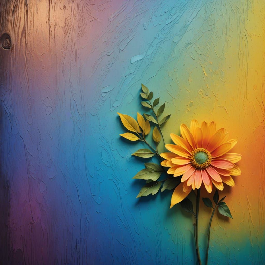 Elegant Floral Sign with Golden Lettering in Hyperrealistic ...