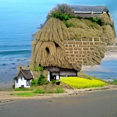 Idyllic Thatched Cottage by the Sea