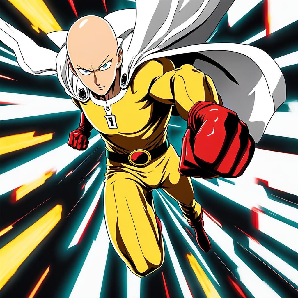 One Punch Man AI Rendition