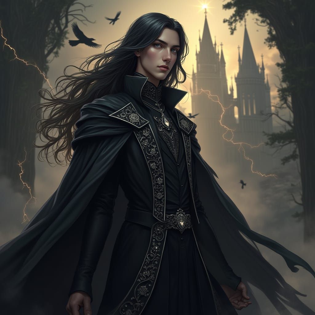 Ravencrest Prince: A Dark Fantasy Book Cover