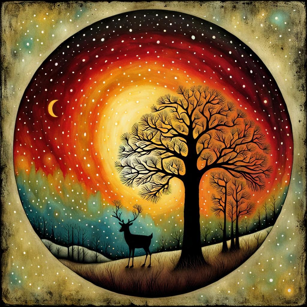 Surreal Christmas Scene by Andy Kehoe