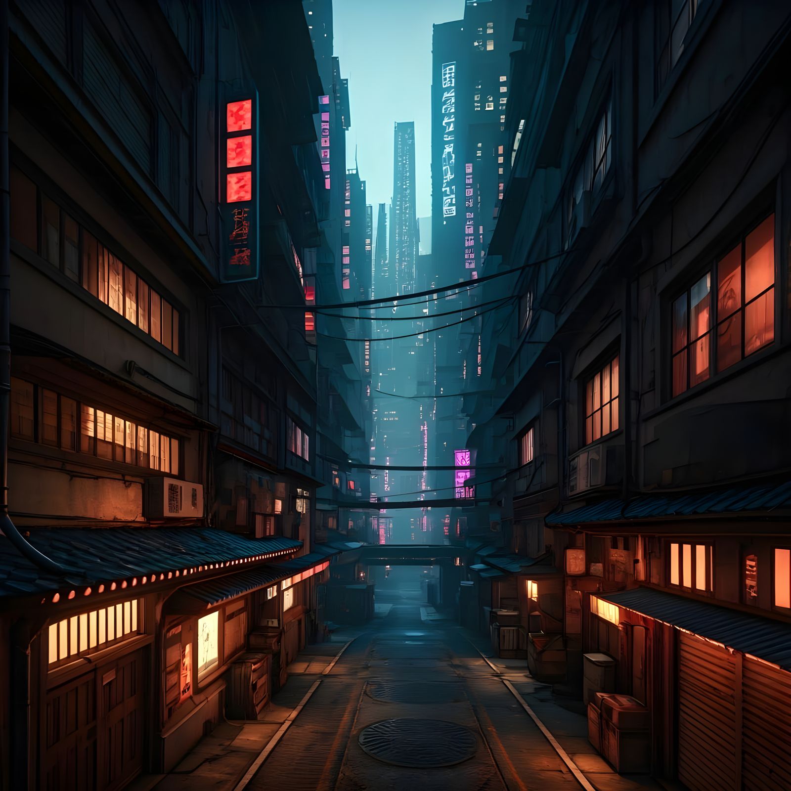 Cyberpunk Tokyo Dreamscape