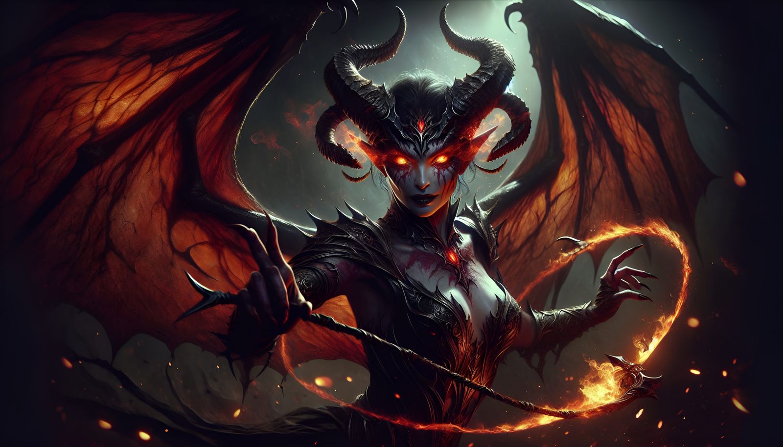 Epic Fantasy Cambion in Ultra HD Digital Art