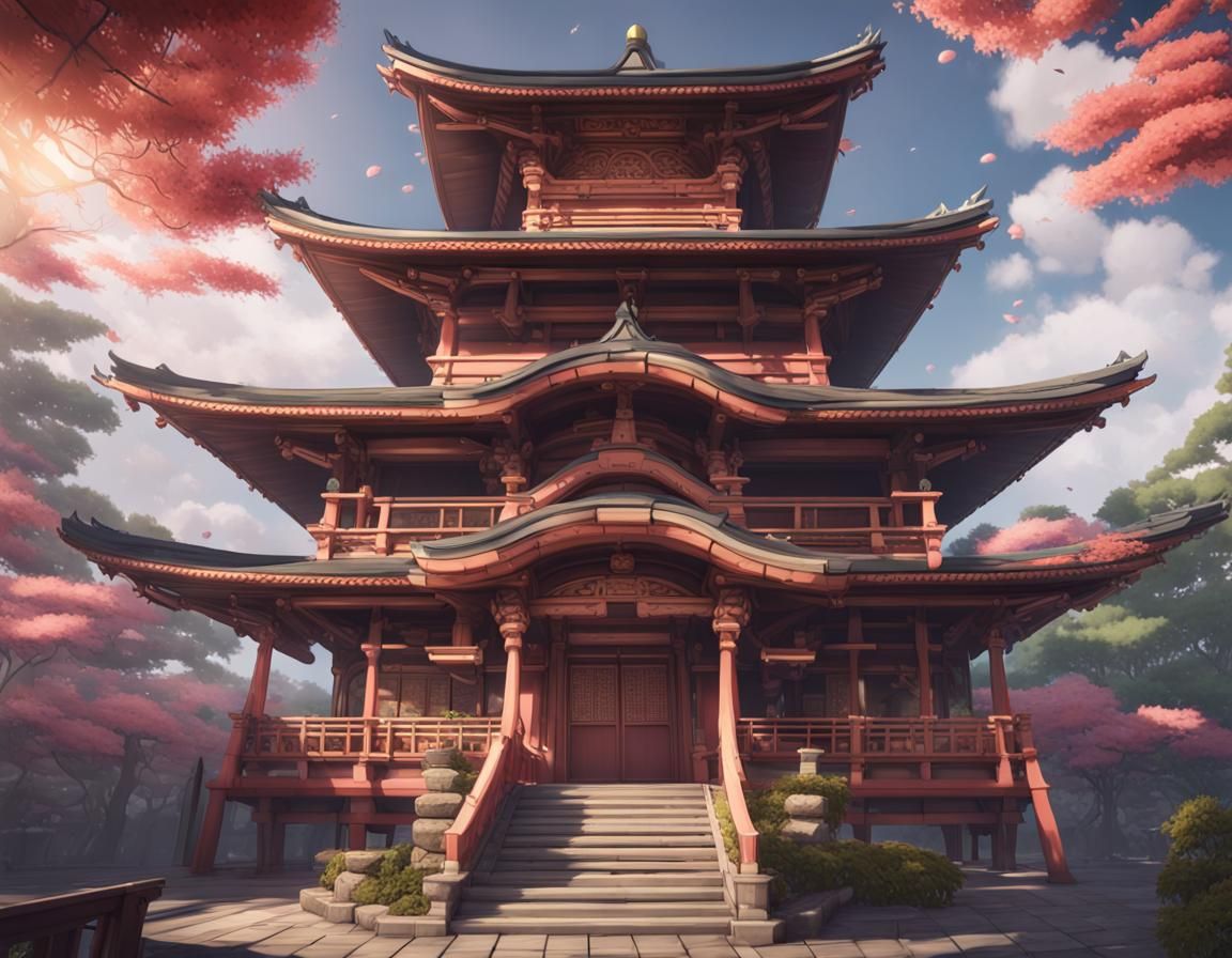 Pagoda of Spring Flowers