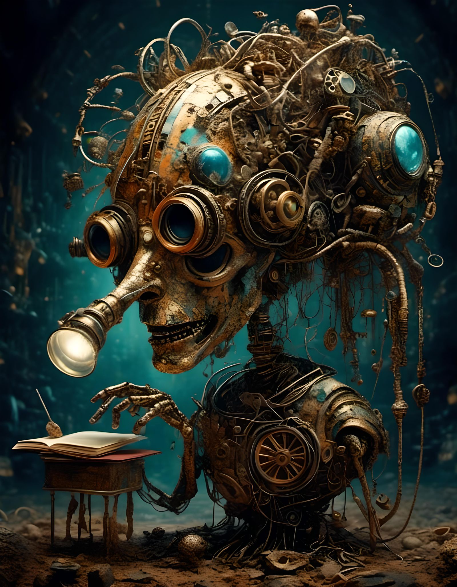 Dystopian Classroom: Education in 2050, Cyberpunk Style