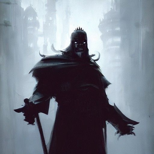 Sinister King in a Fantasy Art Style