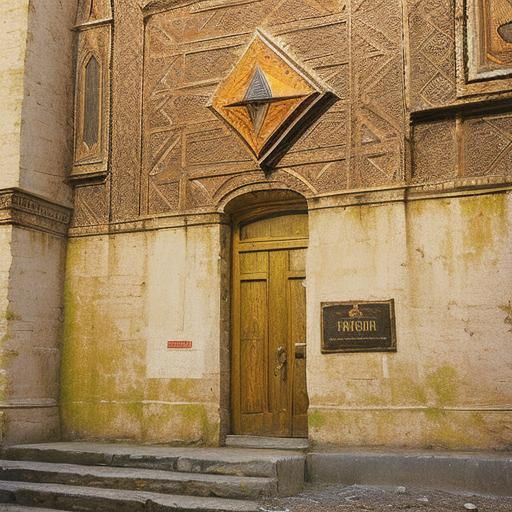 Abstract Geometric Leatherwork in Photorealistic 3D