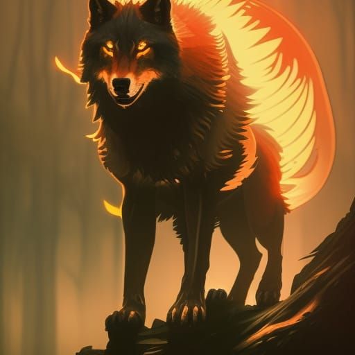 fire wolf