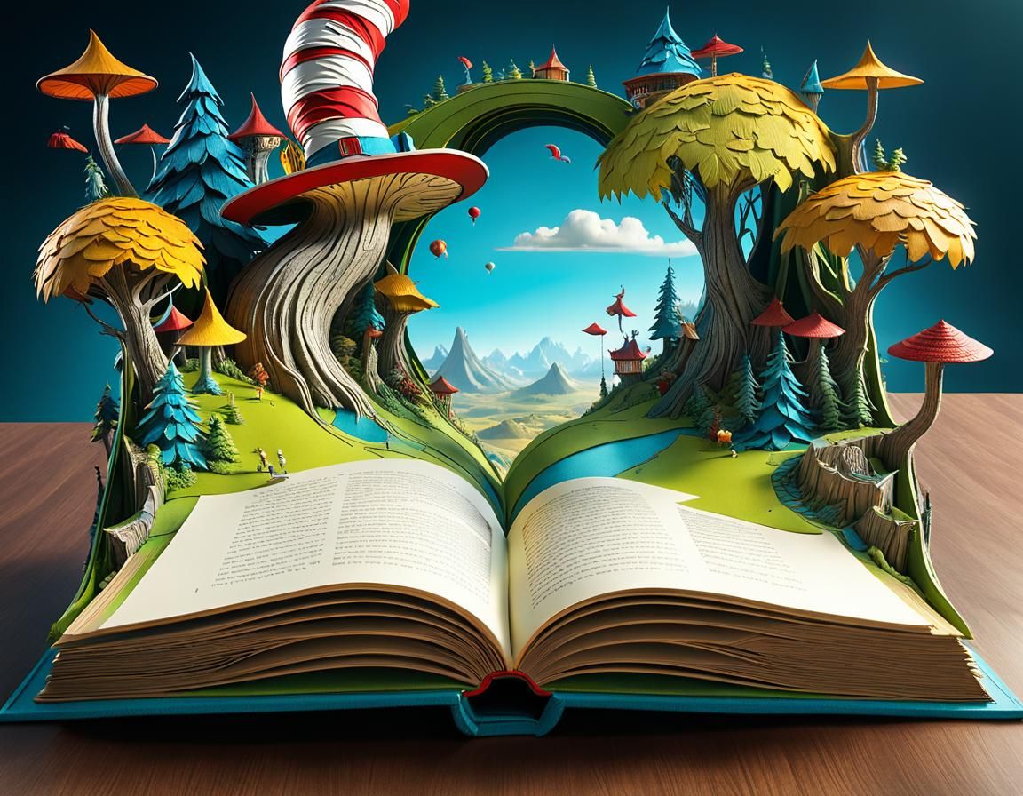 Dr. Seuss Pop-Up Book: Fantastical Dreamscape