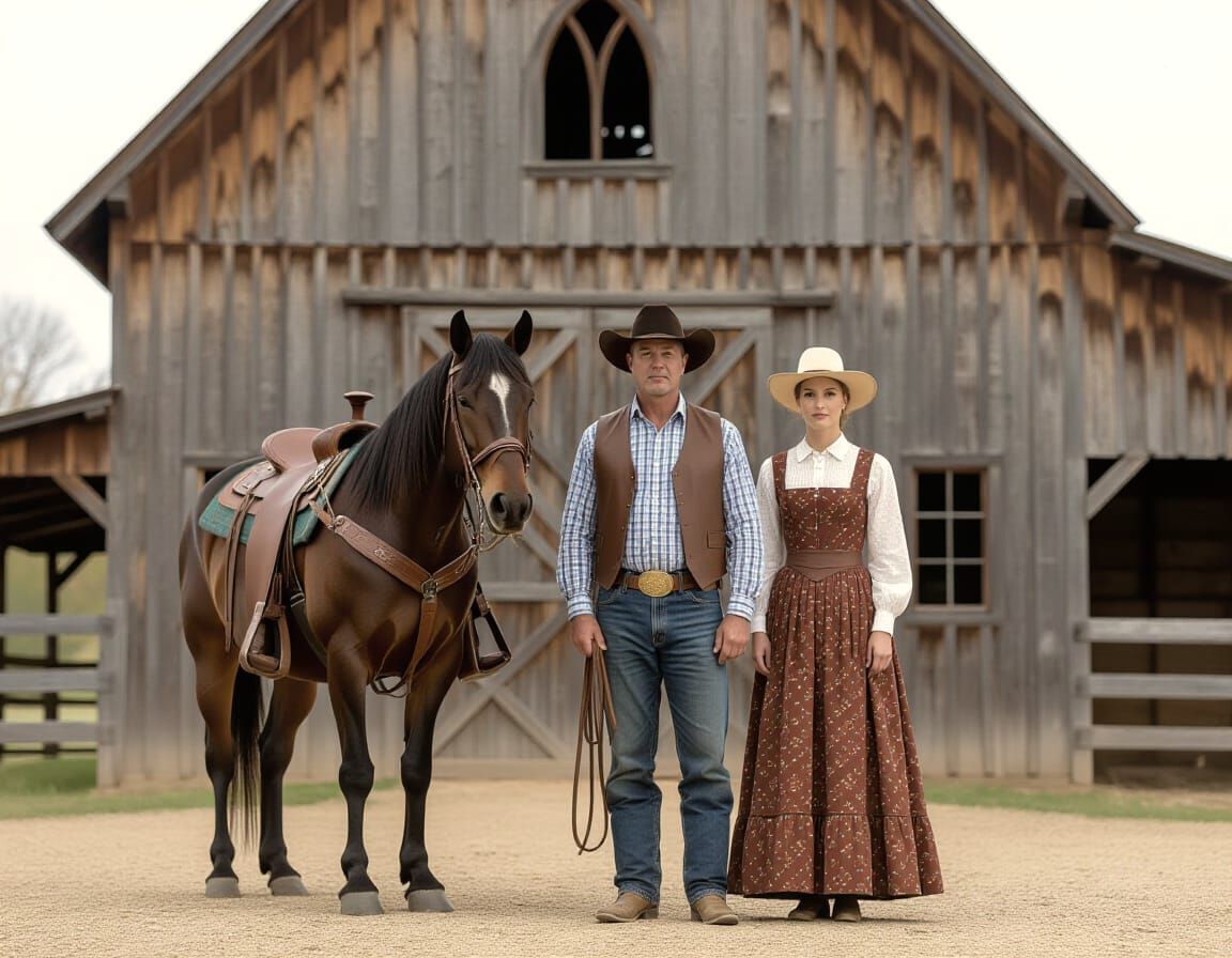 American Gothic in the Wild West   (variant edition)