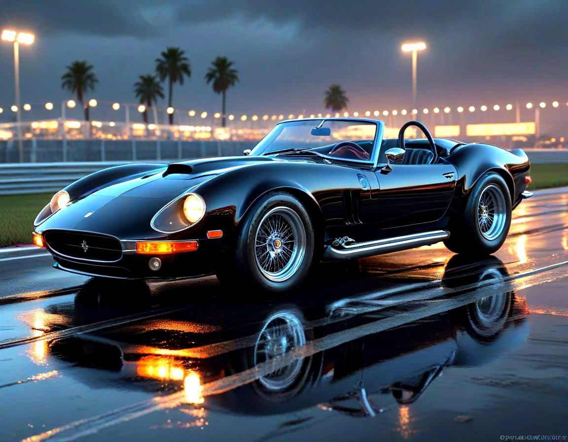 Retro-Modern Sports Car: Ferrari Daytona Cobra Hybrid