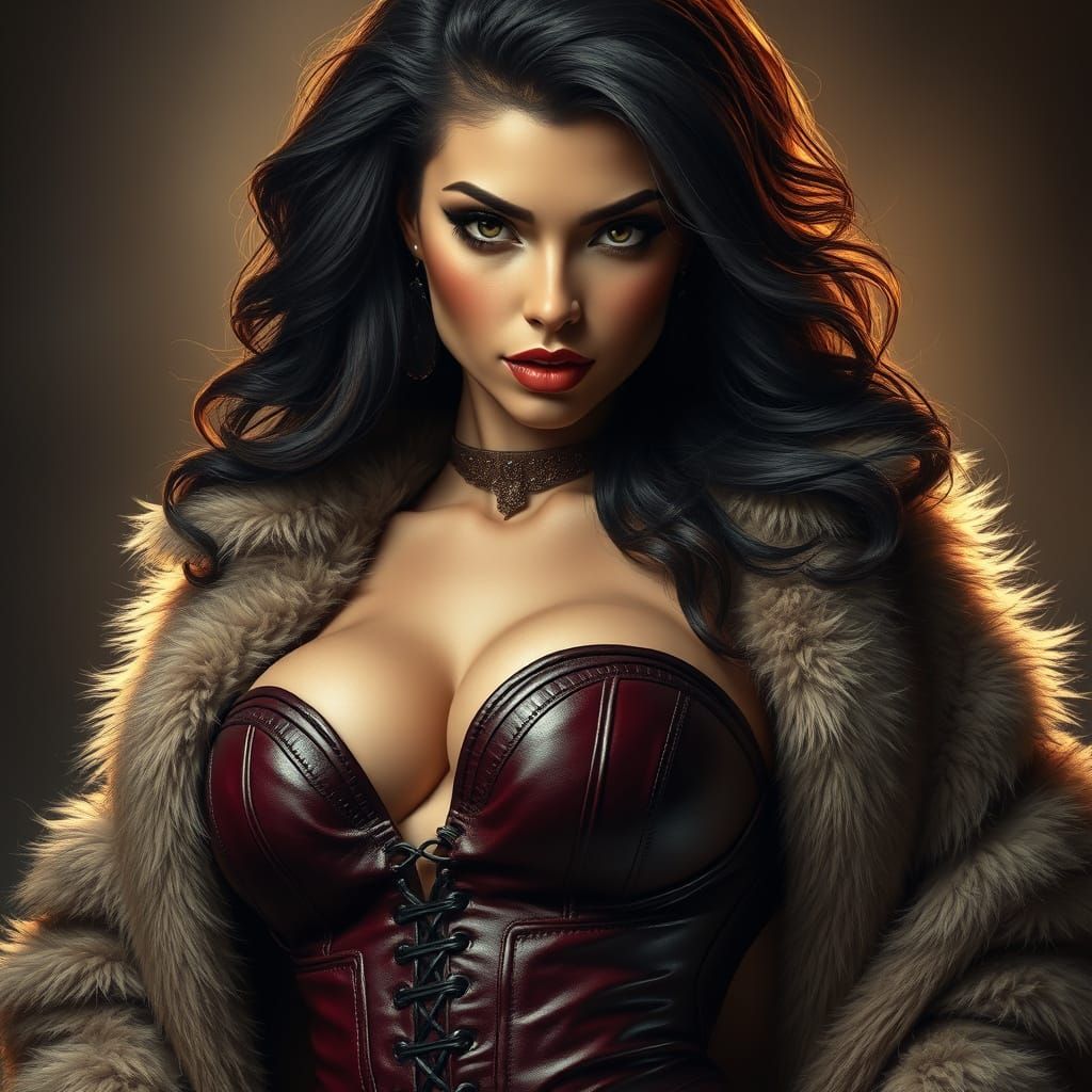 Hyperrealistic Portrait of a Confident Transgender Woman in ...