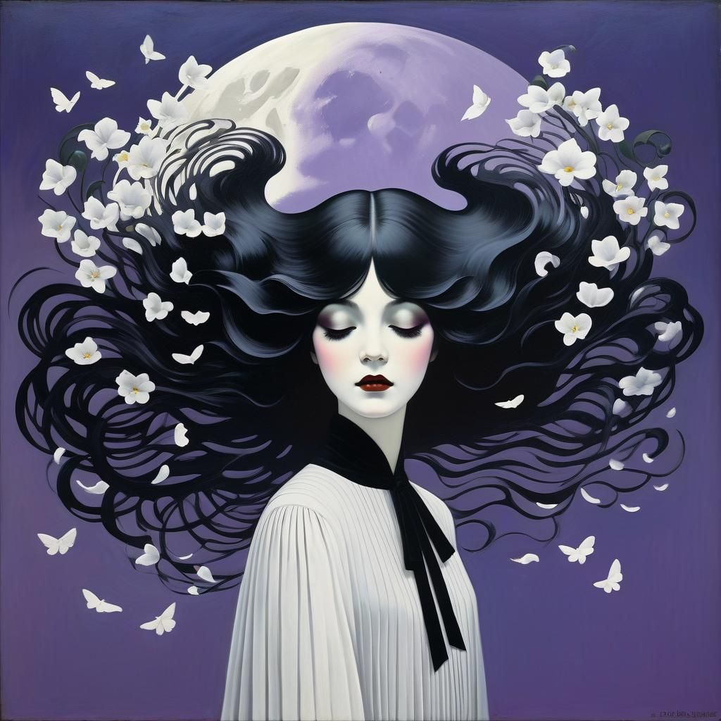 Silent Ghosts in Lilac Hues