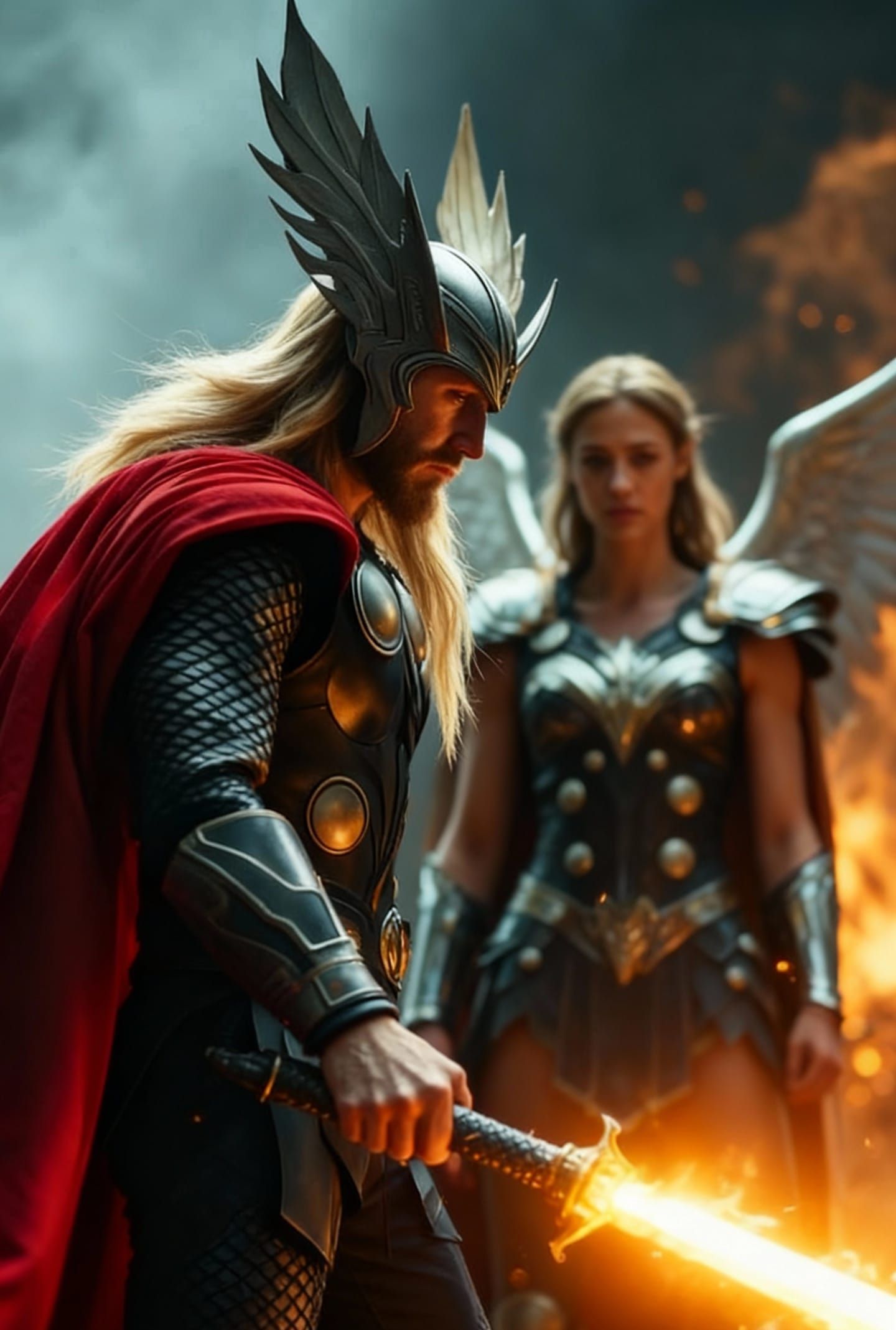 Thor and Valkyrie