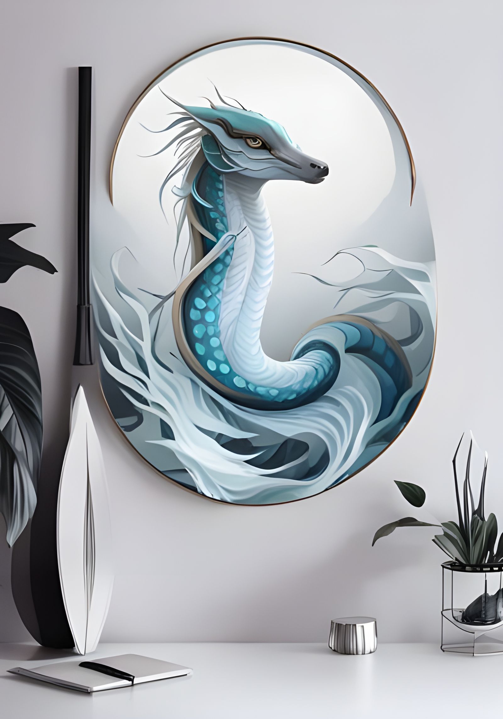Mystical Sea Serpent Nautilus Concept Art
