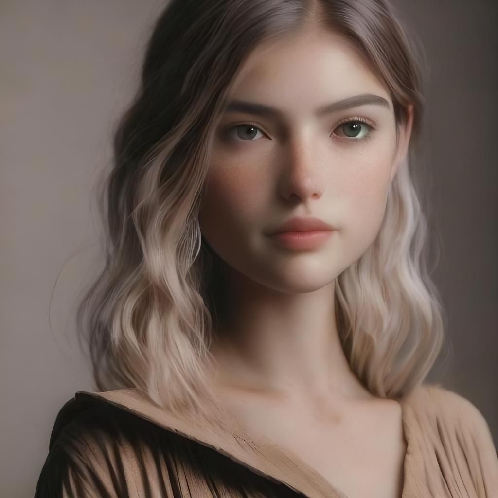 Hyperrealistic Portrait with Intricate Details in HDR