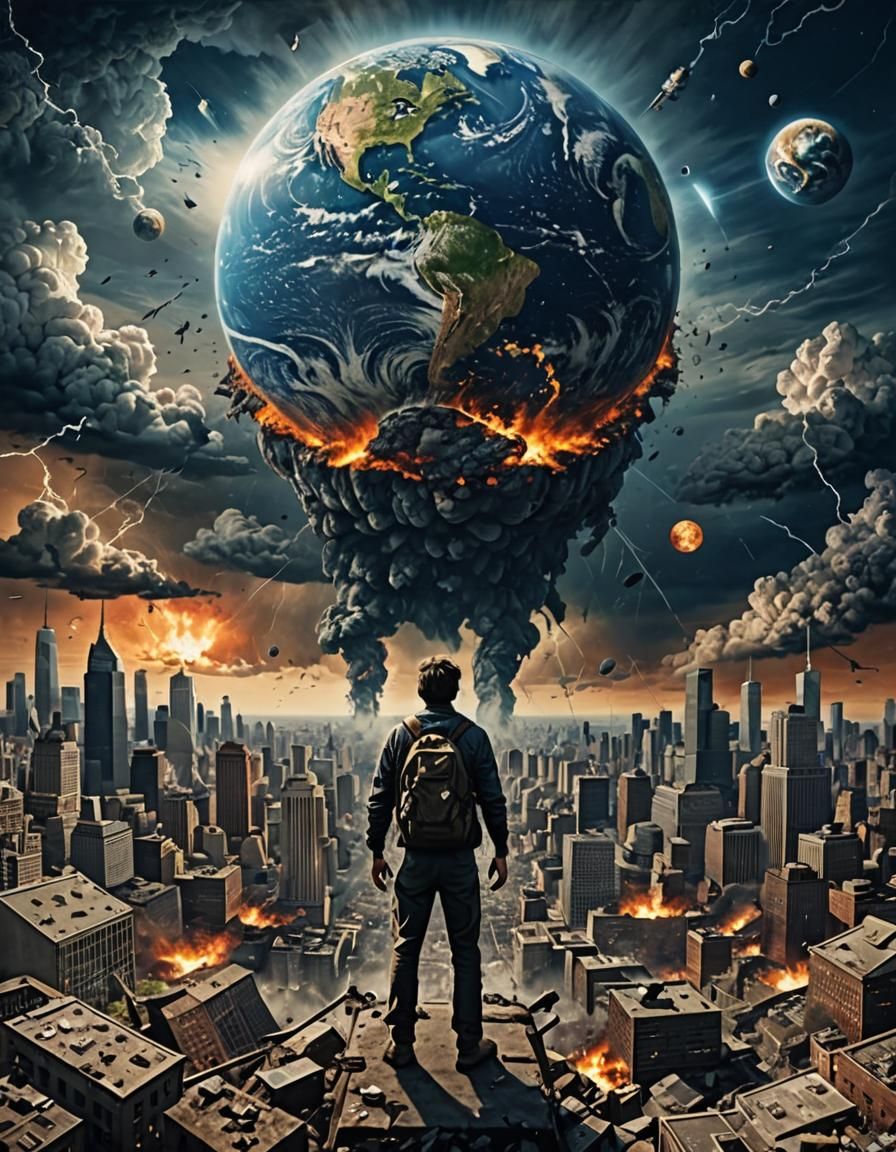 Apocalyptic World Ending Scene
