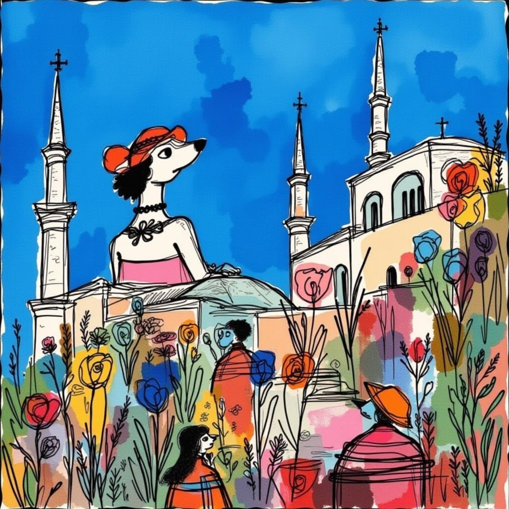 Vast Azure Sky AI Image