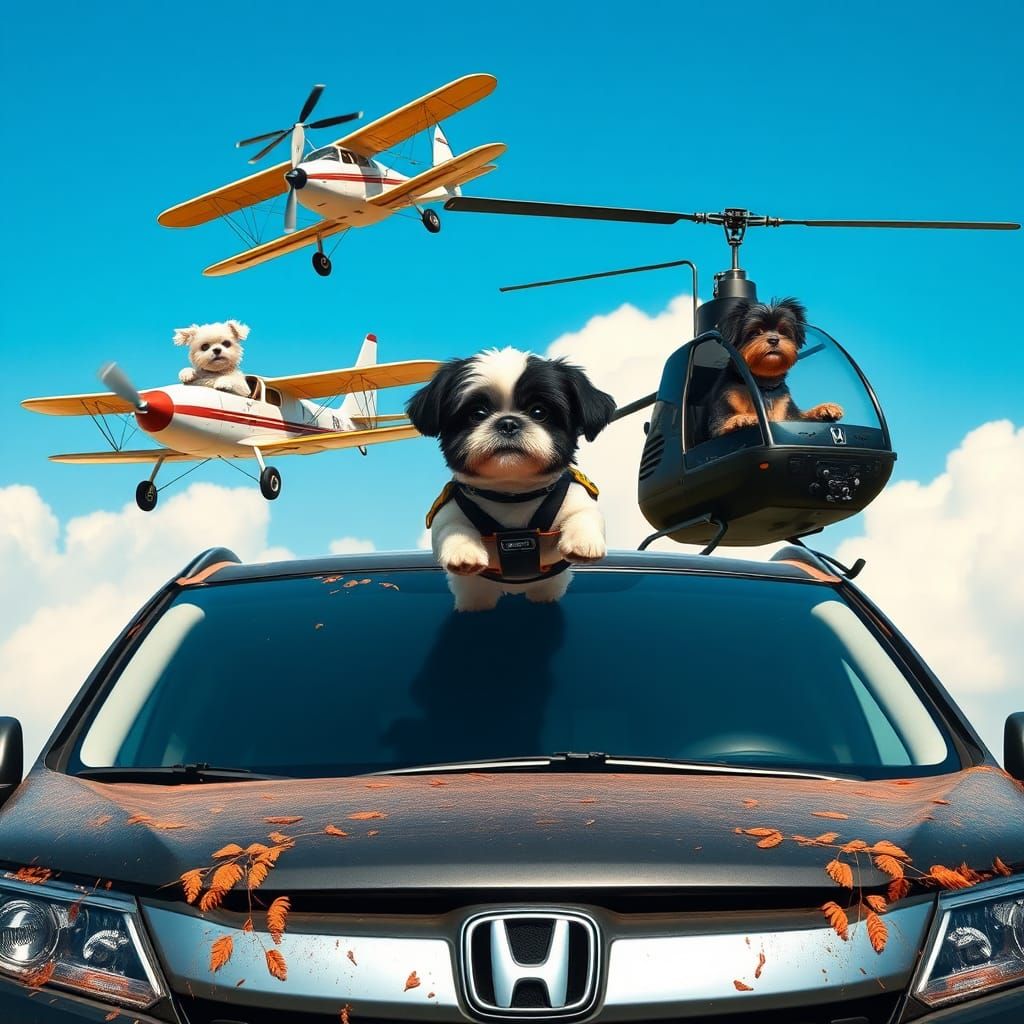 Shih Tzus Take to the Skies in Animated Adventure