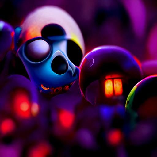 Undead Night: 3D Digital Art in Pixar Style