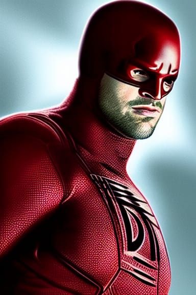 Daredevil Character Art in Cinematic Style