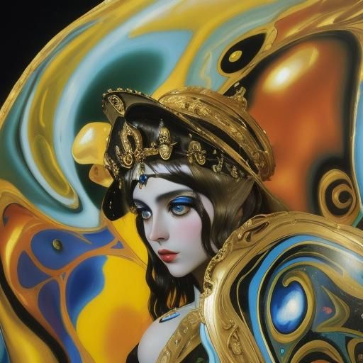 Dramatic Oil Painting in Classic Artistic Style