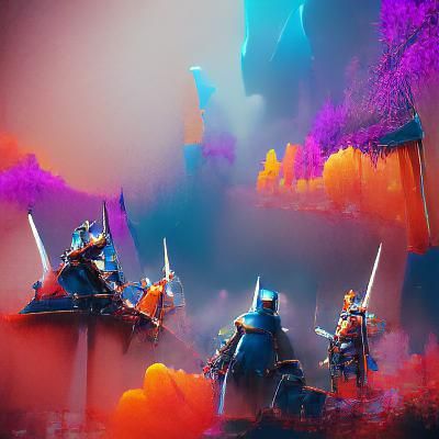 Metallica as Knights: Detailed Fantasy Concept Art