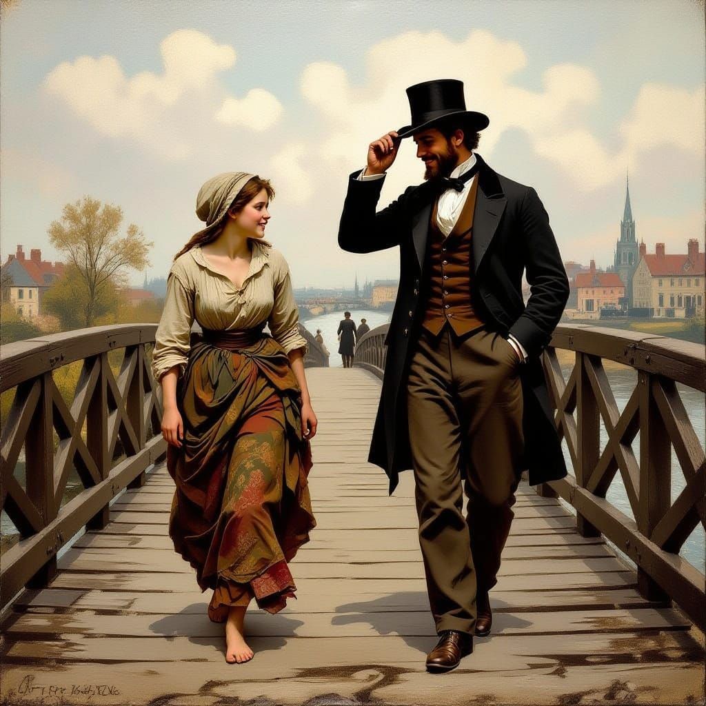 Victorian Social Contrast: A Poor Girl Meets a Rich Man