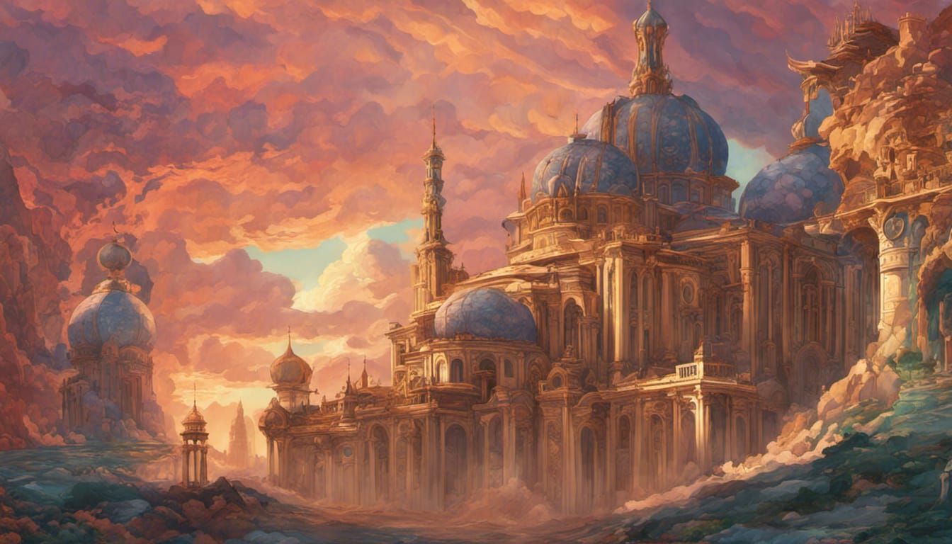 Valley of the Titans: Art Nouveau Rococo Architecture