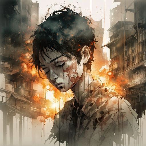 Surreal Double Exposure Portrait