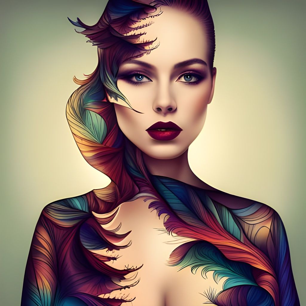 fractal woman