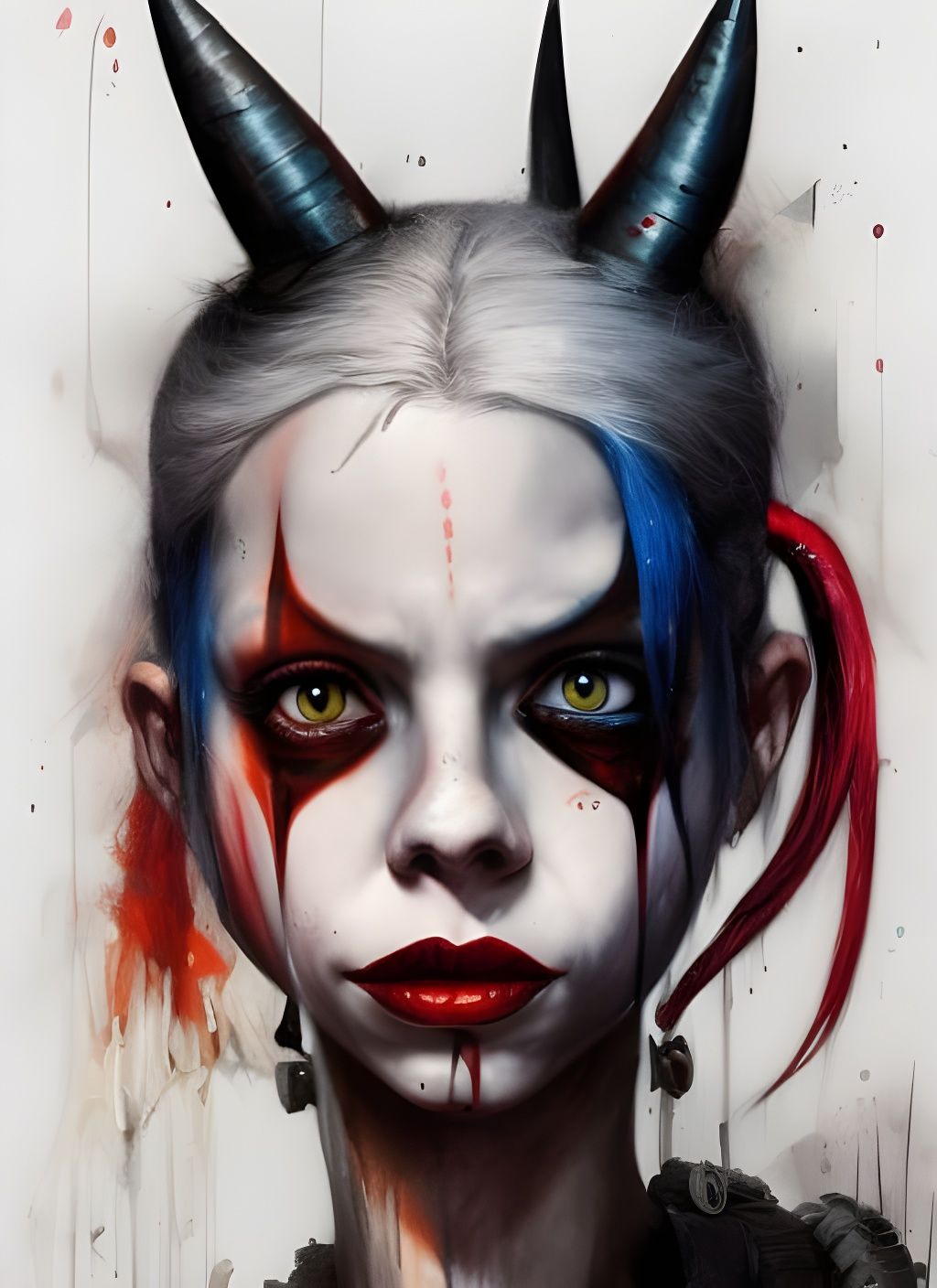 Yolandi Visser as Harley Quinn Crayon Caricature