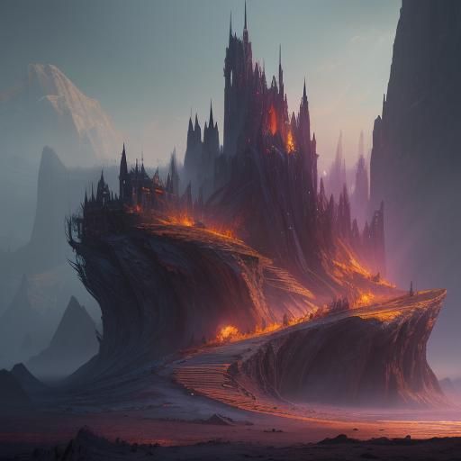 Detailed Matte Painting of Vixen Flare