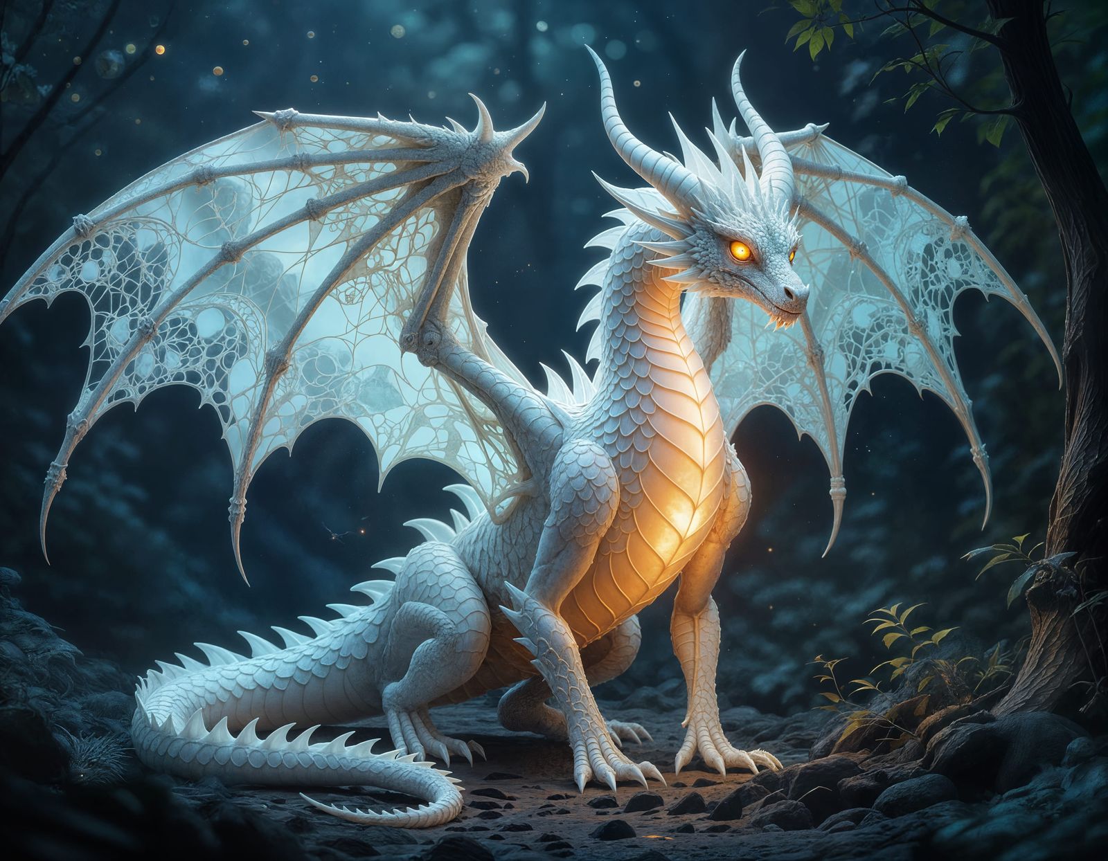 Gigantic Dragon Emerges From Darkness in Hyper-Realistic Fan...