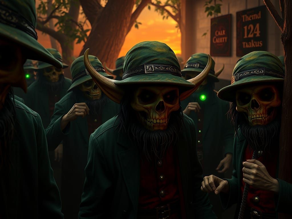 Living Dead Leprechauns in Madagascar Twilight