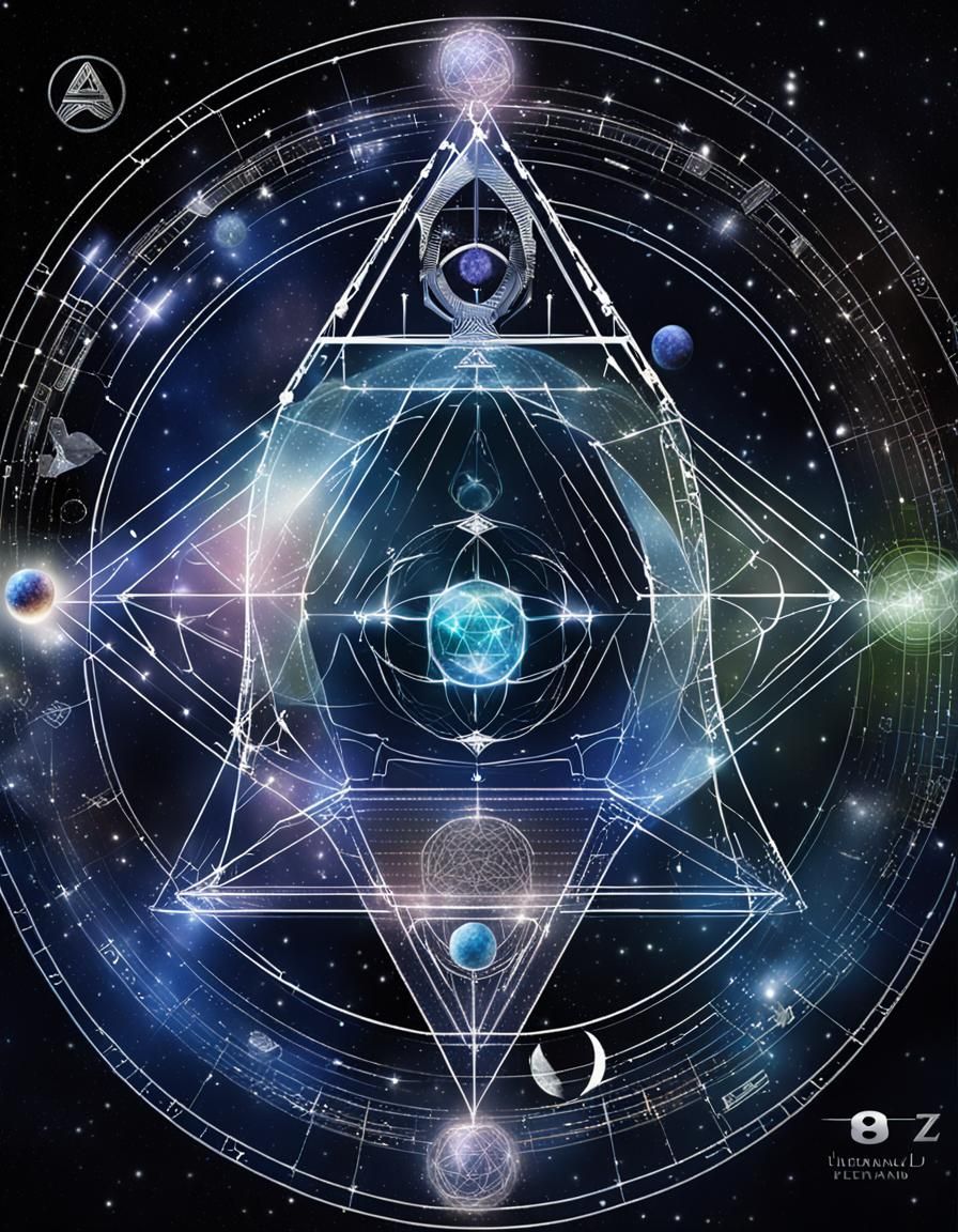 Extraterrestrial Symbols in Double Exposure